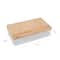 Simplify Bamboo Lid & Mirror Clear 5 Compartment Organizer